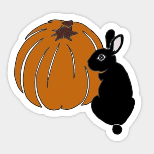 Poe and Pumpkin Sticker